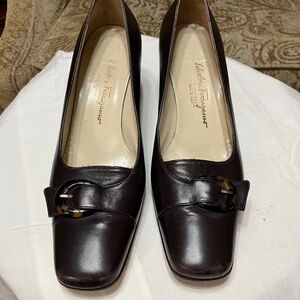 Salvatore Ferragamo Leather Pumps
